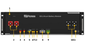 Dyness B3 3.6kWh 48V Lithium Ion Battery