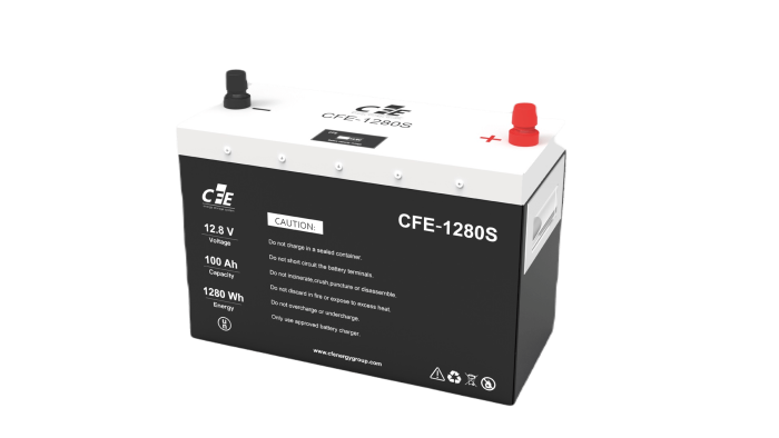 CFE 12V 1.280kWh Lithium Battery