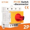 Etek DC 4P Isolator Rotary Switch 32A - Image 2