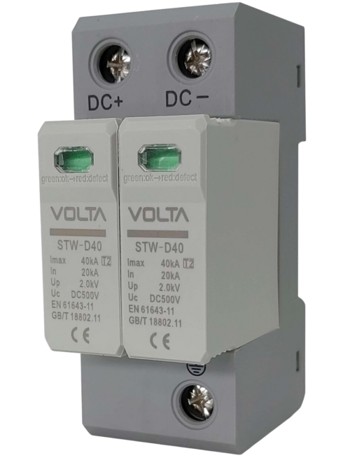 DC 2P Surge Protection Device 500V